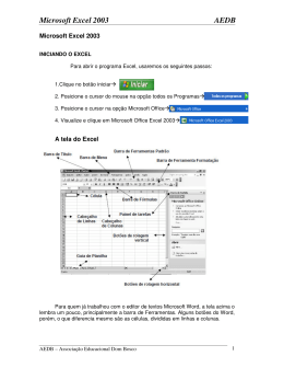 Microsoft Excel 2003 AEDB