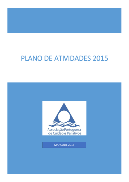plano de atividades 2015