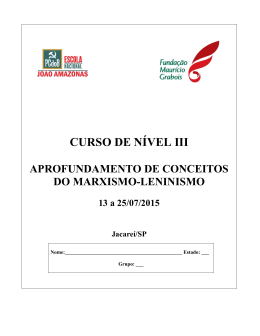 Apostila - Escola PC do B