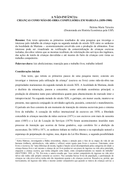 A N&Atilde;O-INF&Acirc;NCIA: