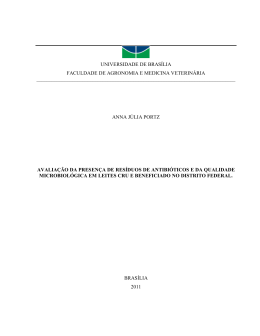 revis&atilde;o de literatura: qualidade do leite produzido no brasil