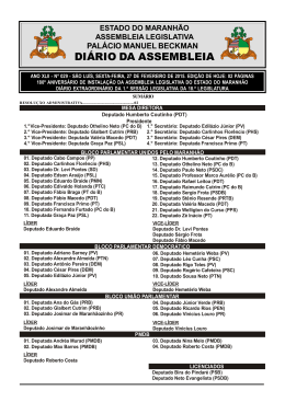 Di&aacute;rio n&ordm; 029 27/02/2015 - Assembleia Legislativa do Estado do
