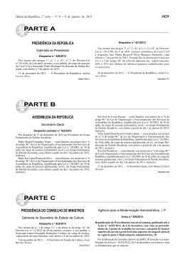 Republicação do Procedimento concursal comum, publicado sob o