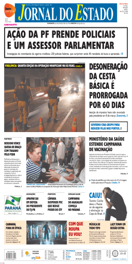 a&ccedil;&atilde;o da pf prende policiais e um assessor parlamentar