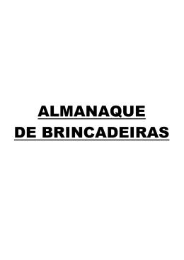 ALMANAQUE DE BRINCADEIRAS - Forma-te