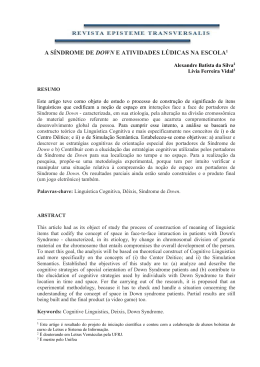 ARTIGO 3 - A S&Iacute;NDROME DE DOWN E ATIVIDADES L&Uacute;DICAS