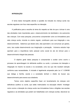 josenilda inclus&atilde;o da crian&ccedil;a surda nas escolas regulares