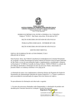 EDITAL n&ordm; 027 - DISPONIBILIZADO EM 30/04/2013