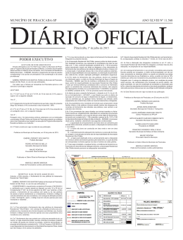 PODER EXECUTIVO - Prefeitura de Piracicaba