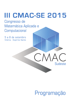 Programa&ccedil;&atilde;o - CMAC