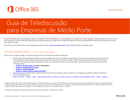 Guia de Telediscuss&atilde;o para Empresas de M&eacute;dio Porte
