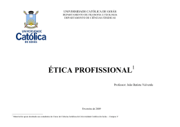 ÉTICA PROFISSIONAL