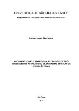 Argumentos que fundamentam as decis&otilde;es de pr&eacute;