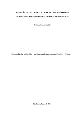 an&aacute;lise &eacute;tica e moral na rela&ccedil;&atilde;o amorosa entre Candinho