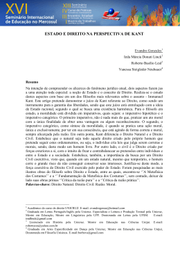 artigo - estado e direito na perspectiva de kant