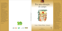 Por uma educa&ccedil;&atilde;o do campo - Dados e textos sobre a Luta pela