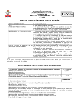 grades de respostas das provas pss 2008 - Ceps