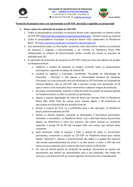 Protocolos Novos - FOP