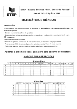 MATEM&Aacute;TICA E ci&Ecirc;NciAs