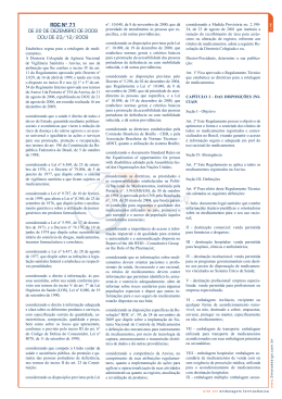 RDC N&ordm; 71 DE 22 DE DEZEMBRO DE 2009 DOU DE 23/12/2009