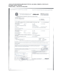Anota&ccedil;&otilde;es e Registros de Responsabilidade T&eacute;cnica