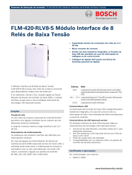 FLM‑420‑RLV8‑S Módulo Interface de 8 Relés de Baixa Tensão