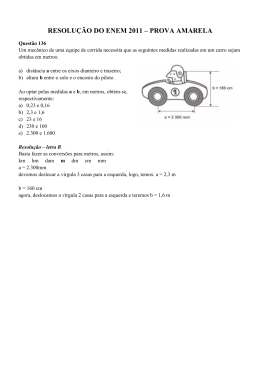 resolu&ccedil;&atilde;o do enem 2011 &ndash; prova amarela