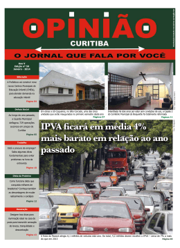 IPVA ficar&aacute; em m&eacute;dia 4% mais barato em rela&ccedil;&atilde;o ao ano passado
