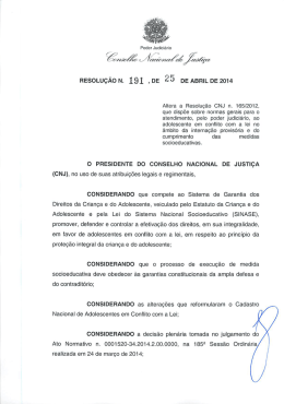 Resolução nº 191, de 25 de abril de 2014