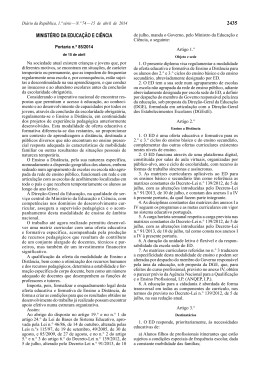 Portaria n.&ordm; 85/2014