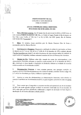 REALIZADA EM ao DE ABRIL DE 2014