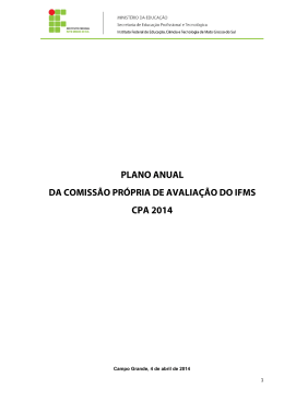 Campo Grande, 4 de abril de 2014