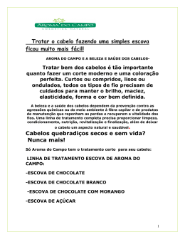 Saiba como aplicar a Escova de A&ccedil;&uacute;car, de Chocolate e de