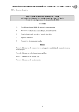 DCP - Clean Consultoria Ambiental