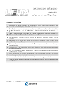 309 JORNALISTA - Comperve