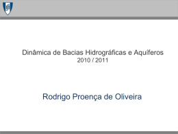 Introdu&ccedil;&atilde;o e precipita&ccedil;&atilde;o