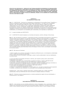 Vers&atilde;o para - Sintcom-PR