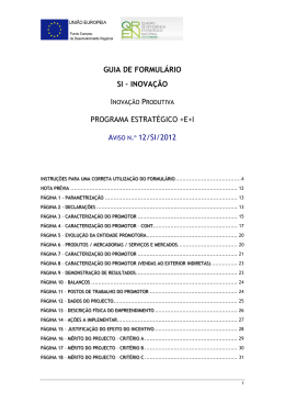 Guia de Preenchimento do Formul&aacute;rio