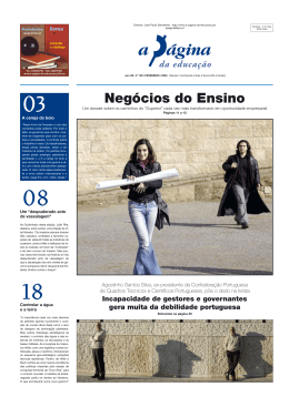 Descarregar PDF - A P&aacute;gina da Educa&ccedil;&atilde;o