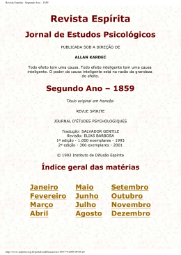 Revista Esp&iacute;rita