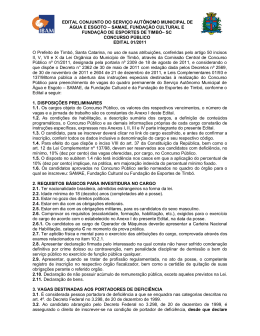 Documenta&ccedil;&atilde;o do Concurso