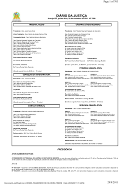 Di&aacute;rio da Justi&ccedil;a de Sergipe