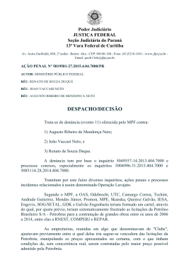 DESPACHO/DECIS&Atilde;O
