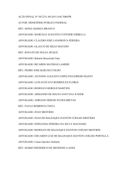 A&Ccedil;&Atilde;O PENAL N&ordm; 5012331-04