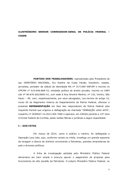 Pol&iacute;cia Federal - Partido dos Trabalhadores