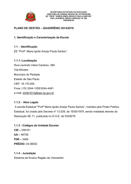 ELABORA&Ccedil;&Atilde;O DO PLANO DE GEST&Atilde;O