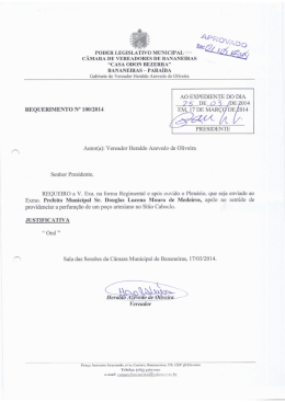 Texto integral. - C&acirc;mara Municipal de Bananeiras