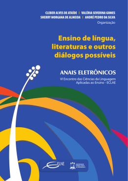 Ensino de l&iacute;ngua, literaturas e outros di&aacute;logos poss&iacute;veis