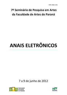 ANAIS ELETR&Ocirc;NICOS