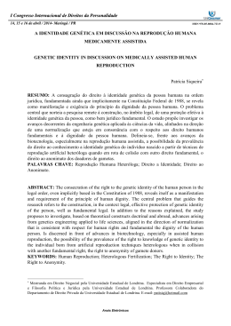 I Congresso Internacional de Direitos da Personalidade A